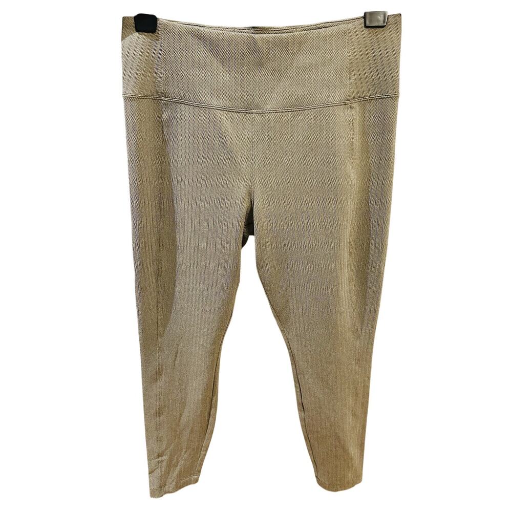 Athleta Delancey Herringbone Tights in Taupe size L